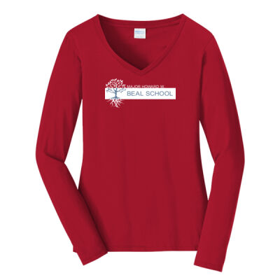 Beal - Ladies Long Sleeve Fan Favorite V Neck Tee Thumbnail