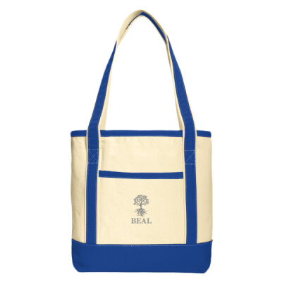 Beal - Medium Cotton Canvas Boat Tote Thumbnail